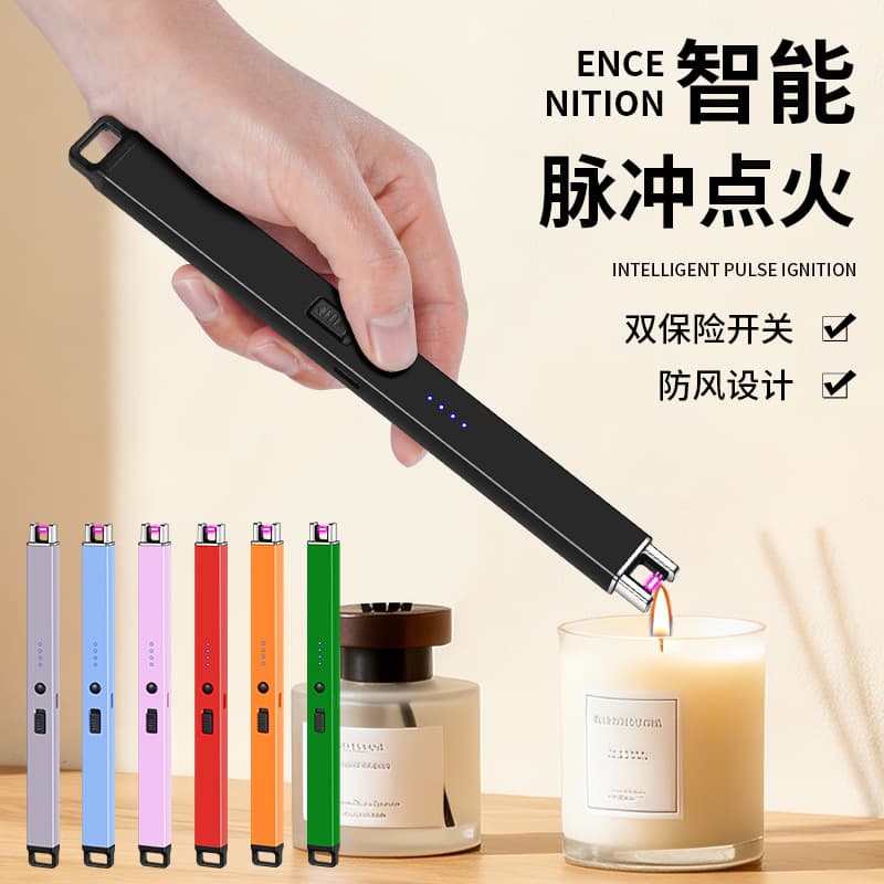 JLL912 new aromatherapy candle igniter pulse lighter rechargeable home kitchen gas stove lighter
