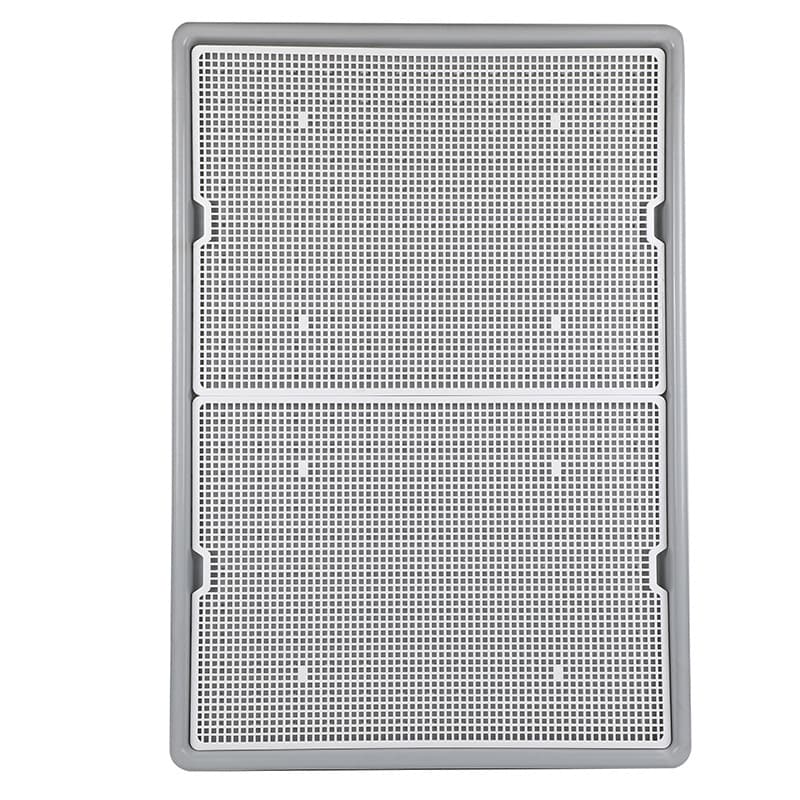New Flat Dog Toilet with Grid for Small and Medium Dogs, Dog Grid Flat Toilet