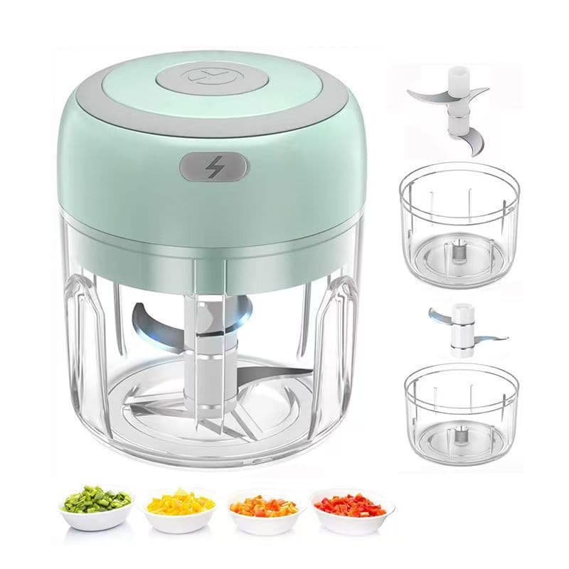 Mini Wireless Electric Garlic Masher, Garlic Press, Electric Food Processor, Blender, Baby Food Grinder, Meat Grinder, Home Multi-Functional