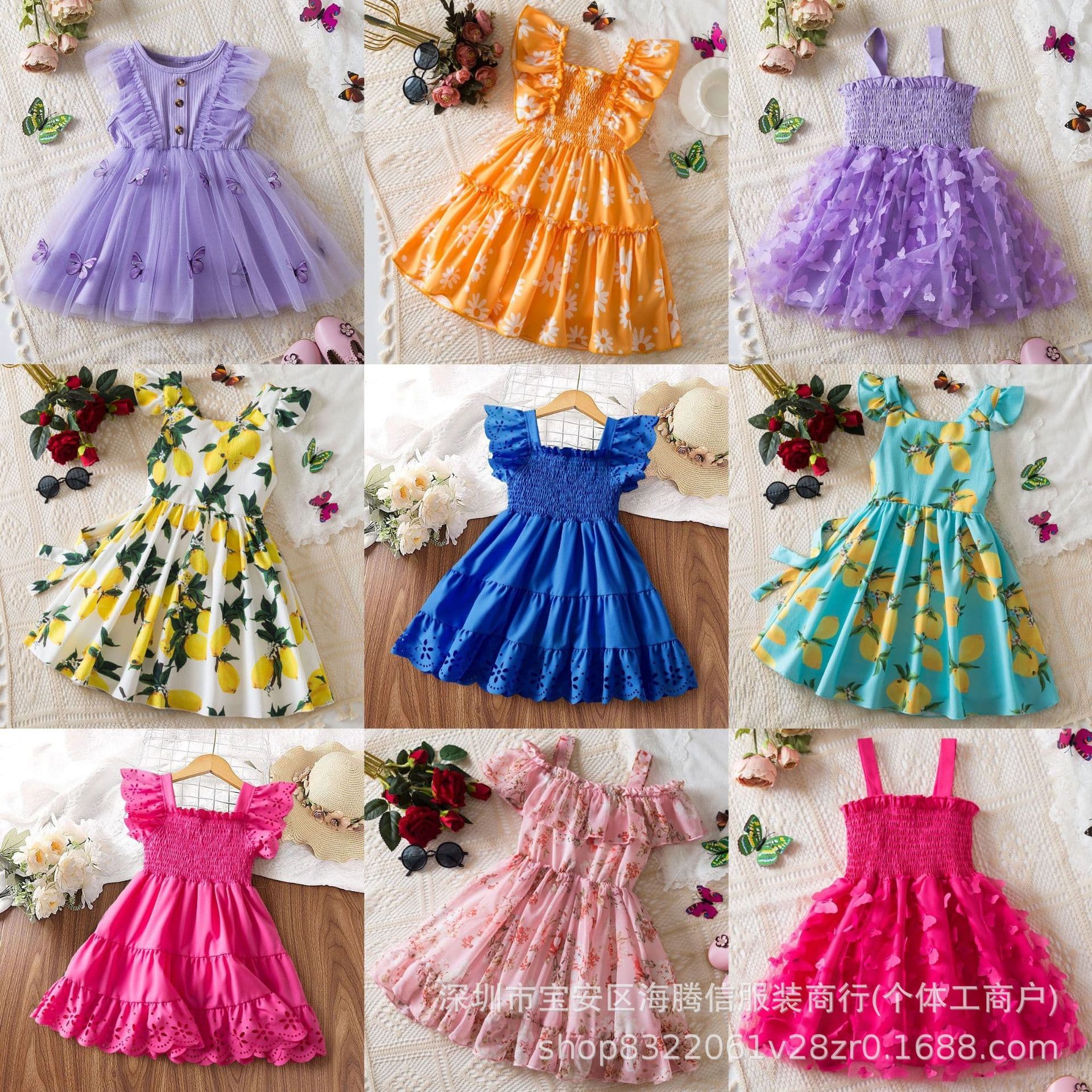 Girls' dresses, skirts, and children's clothing wholesale