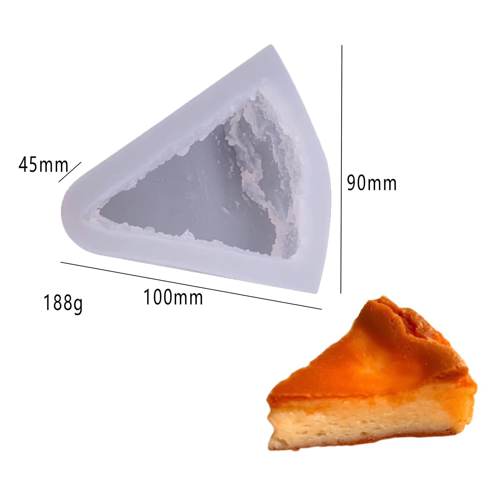 Heart-shaped Poached Egg Press Mold for Baking Bread Cake DIY Scented Candle Plaster Silicone Mold