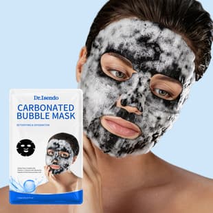 Cross-Border Bestseller Korea BIO-COLLAGEN Sheet Bubble Mask Face Mask Black Foaming Mask
