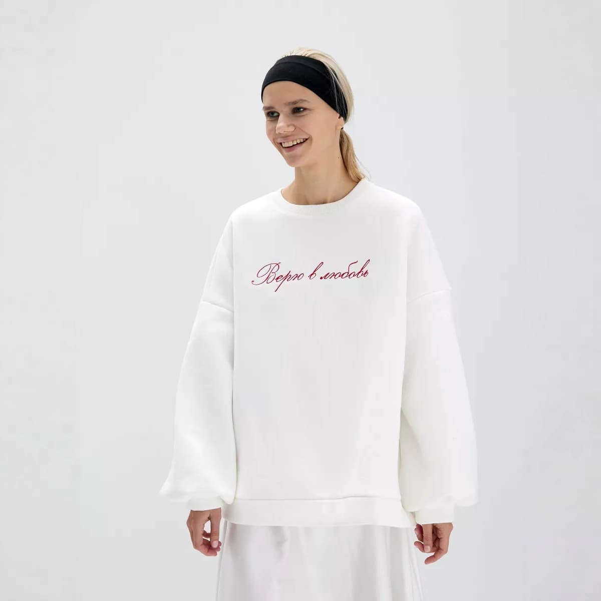 New Fall/Winter Fashion Letter Print Casual Warm Fleece-Lined Thick Crewneck Sweatshirt