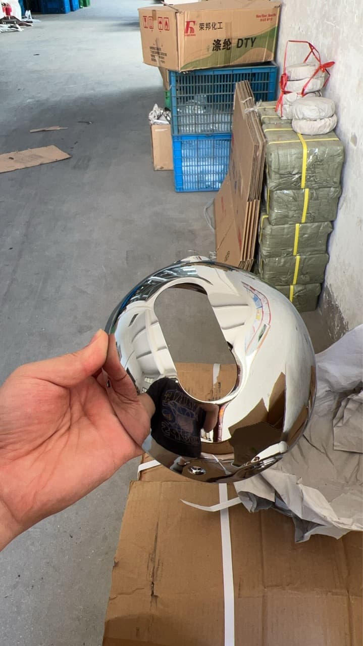 5.75 Inch Harley American Custom Gold Custom Chrome Lamp Shell Motorcycle Headlight Modification Glossy Plating