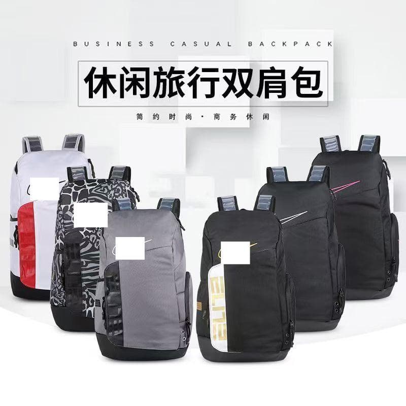 Trendy Large Capacity Air Cushion Style NK Backpack High Version Travel Backpack Cross-border Trend Student Backpack School Bag