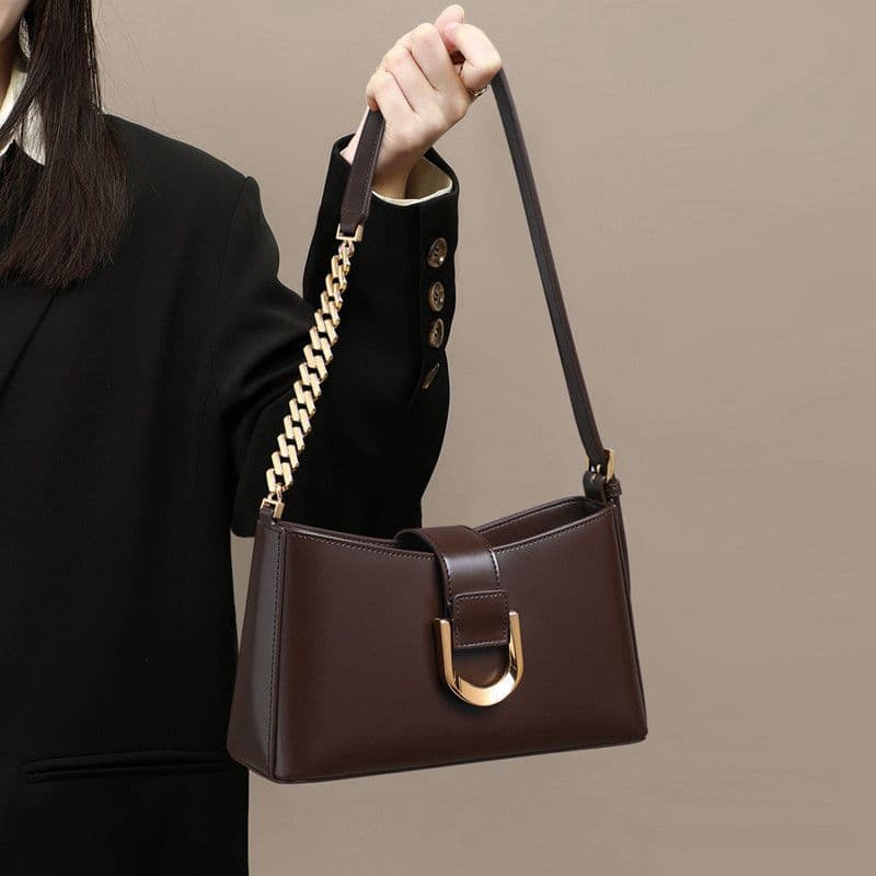 Women's Casual Versatile Light Luxury Underarm Bag Crossbody Shoulder Bag Handbag