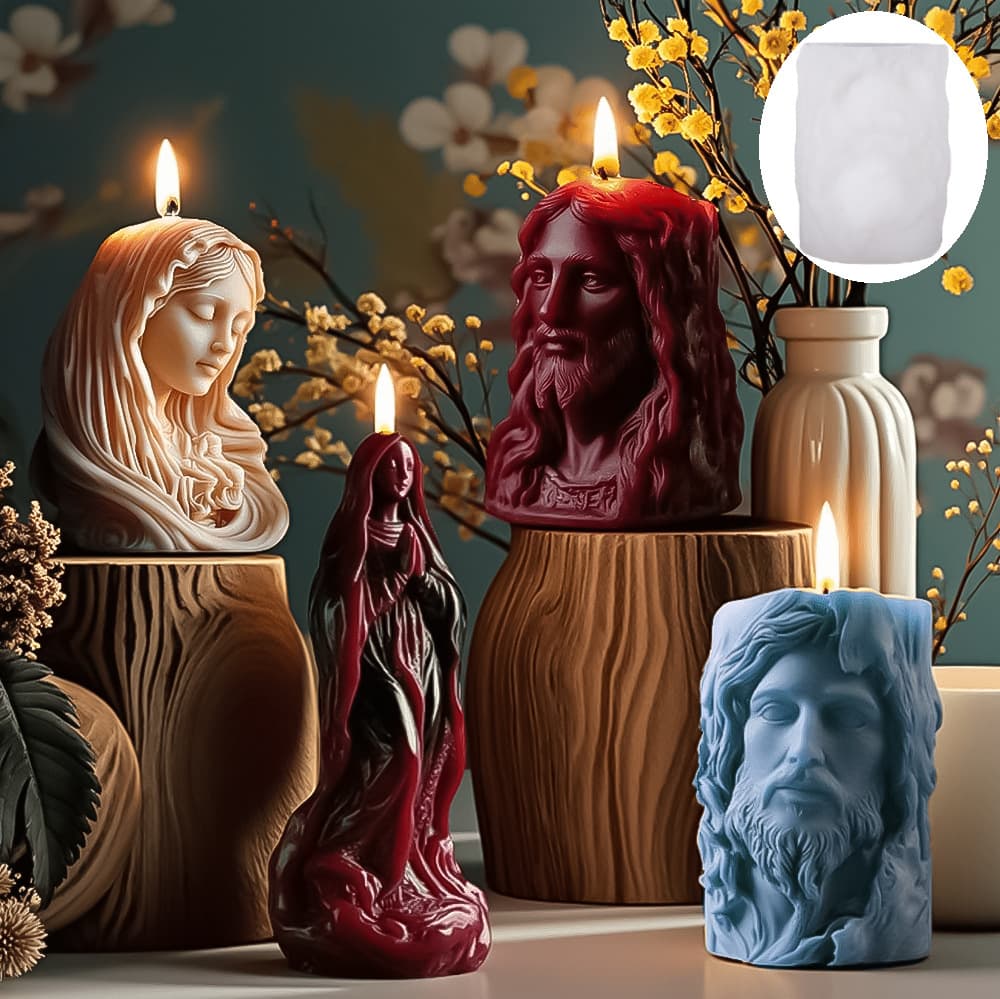 Shengyan Series Silicone Mold DIY Aromatherapy Candle Plaster Crafts Home Decoration Baking Decoration Mold