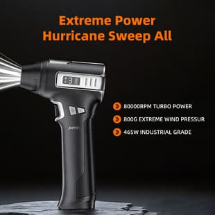 Brushless High-Speed Turbo Blower Air Duster Gun Storm-Level