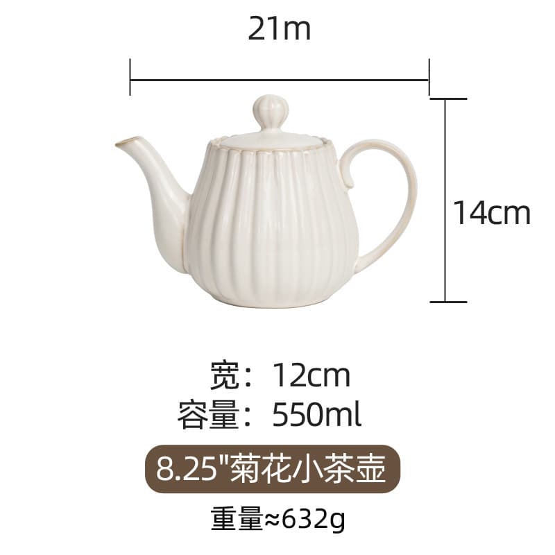 Japanese-style kiln-varied ceramic tableware chrysanthemum fish plate creative bowl and dish set dinner plate ceramic soup bowl wholesale