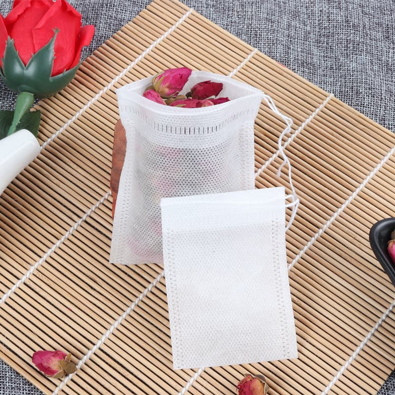 Dragon Boat Festival Non-woven Filter Bags, Drawstring Decoction Bags, Tea Bags, Traditional Chinese Medicine Powder Inner Bags, Sachet Inserts