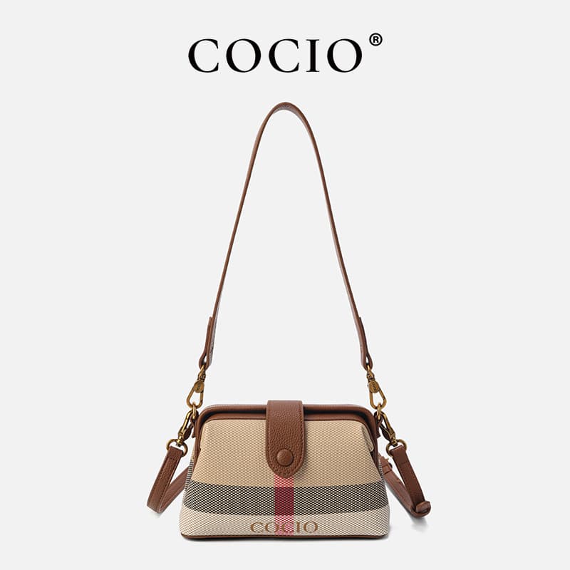 COCIO bag women's crossbody bag casual lightweight shoulder bag 2026 summer high-end light luxury small bag one generation