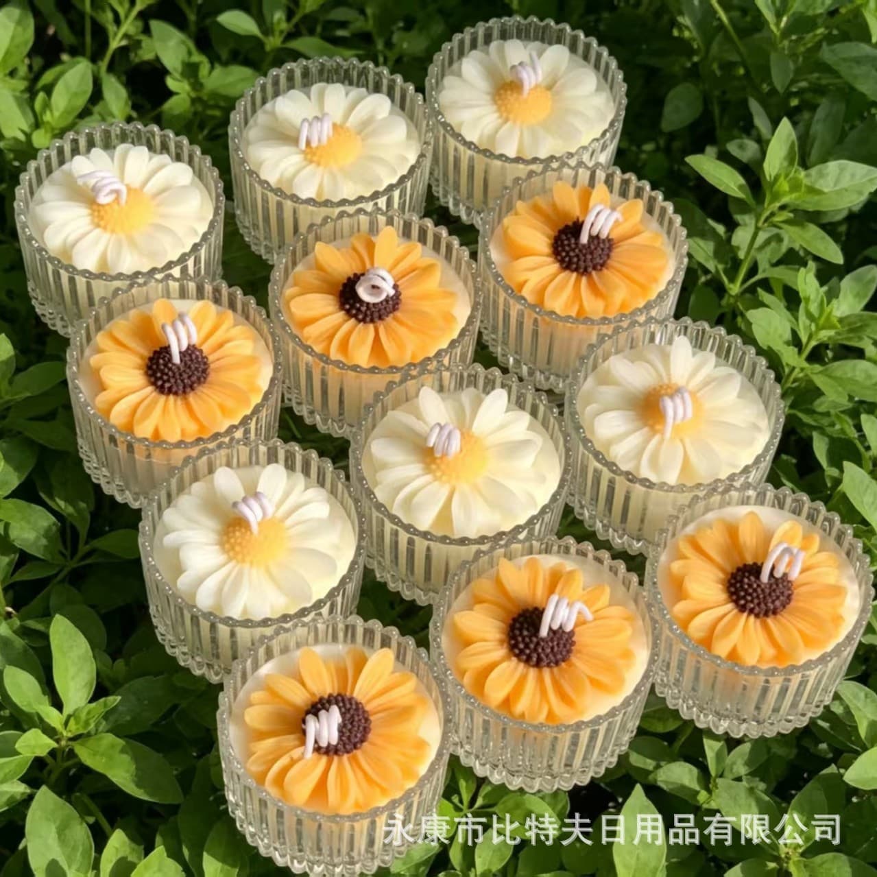 Gift Aromatherapy Candle Cup Creative Handmade Flower Fragrance Gift Souvenir Wholesale Aromatherapy Candle Ornament