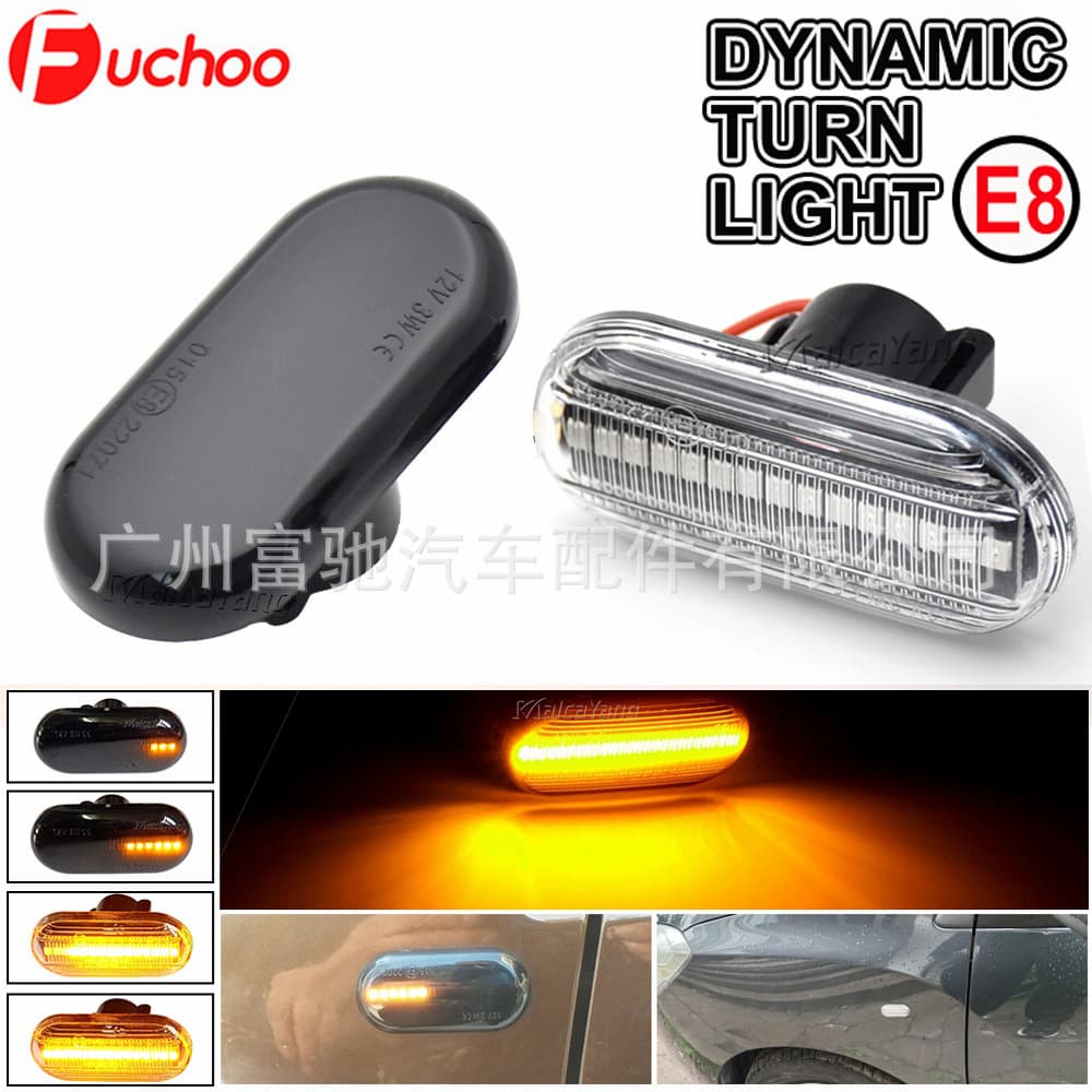 Compatible with Renault, Opel, Nissan, Dacia, Mercedes, Smart W453 Modified LED Fender Light Side Turn Signal