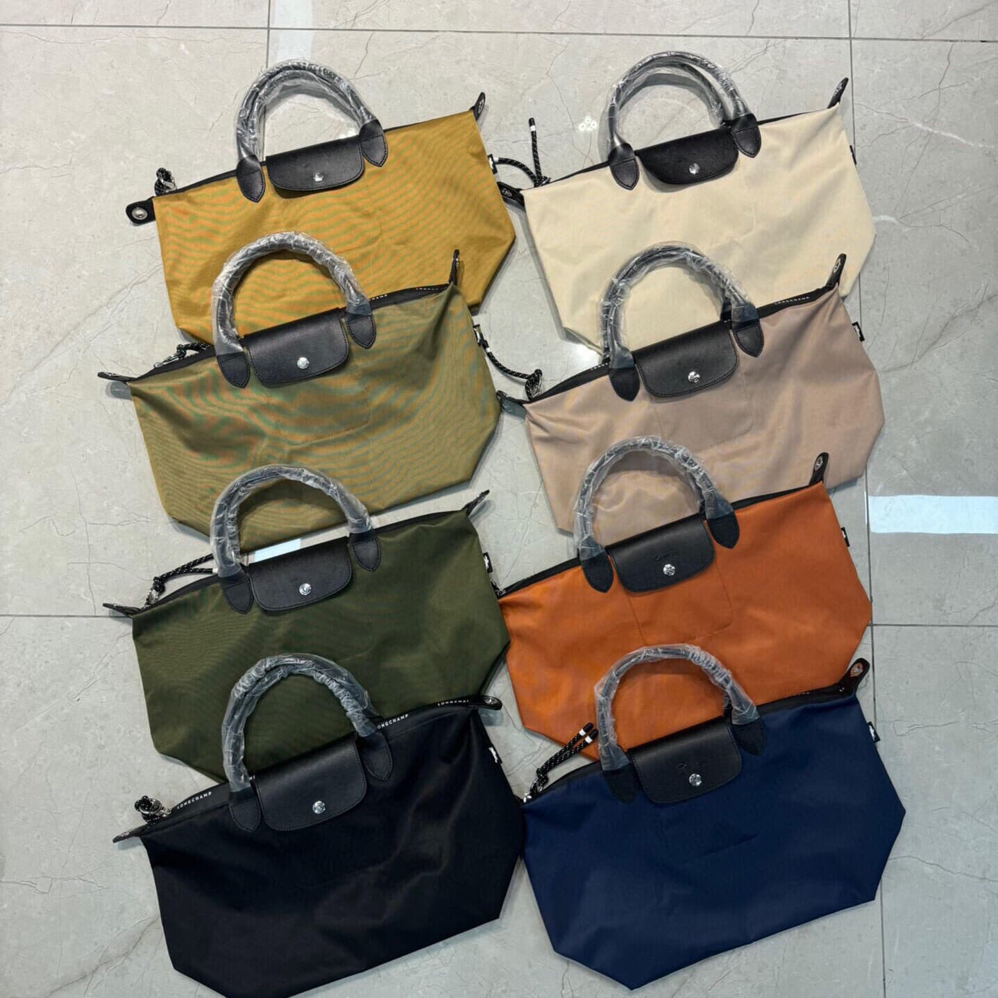 Longxiang energy dumpling bag, environmentally friendly thickened letter bag, tote bag, nylon handbag, large capacity cross-body bag