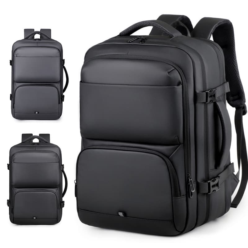 Backpack Cross-Border Hot-Selling Business Backpack Expandable Large-Capacity Computer Bag Dry and Wet Separation Travel and Commuting Backpack