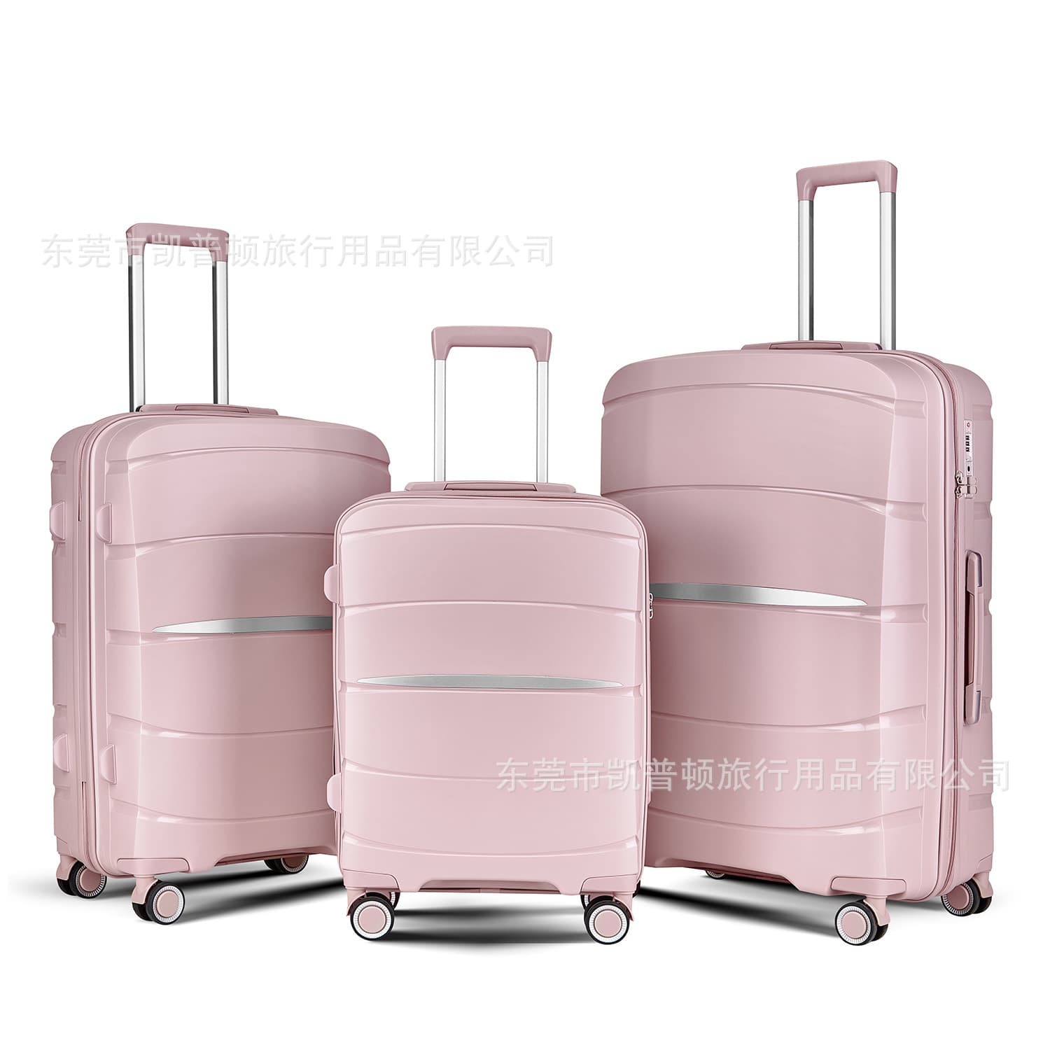 PP Trolley Case Spinner Suitcase Luggage Set Carry-On Hand Luggage Waterproof Kids Ride-On