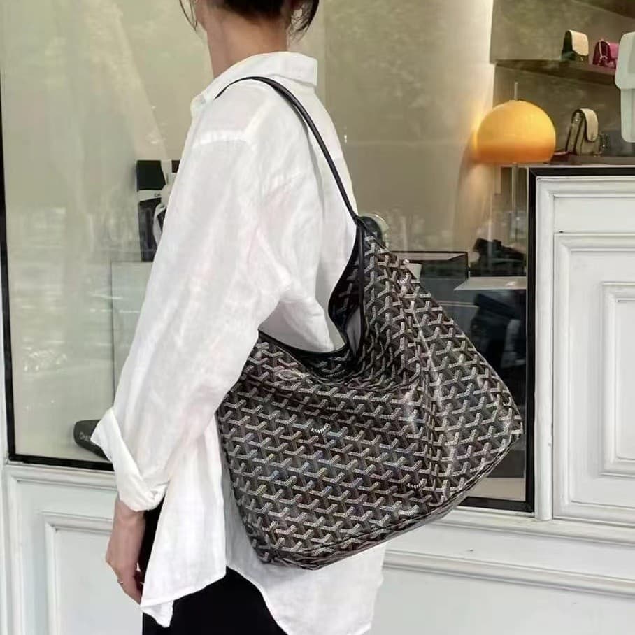 Dingban Dogtooth Hobo Mini Shoulder Bag Large Capacity Mother-Child Bag Commuter Underarm Tote Bag Genuine Leather
