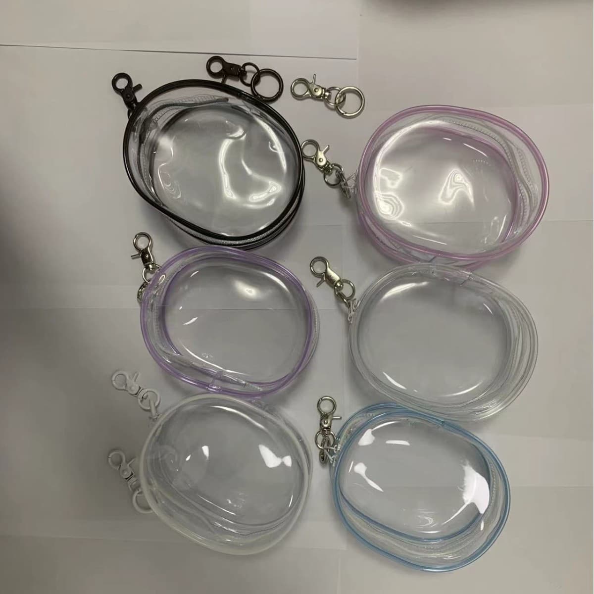 13CM Vinyl Protective Cover High Transparency Anime Figure Dust-Proof Hanging Bag Stroller Bag Display Bag Double Zipper Storage Bag
