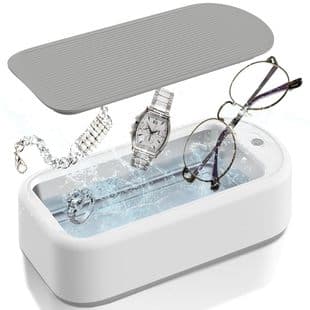 Cross-border Multifunctional Eyeglass Cleaning Machine, Portable Home Small Glasses Jewelry Cleaner for Watches and Jewelry