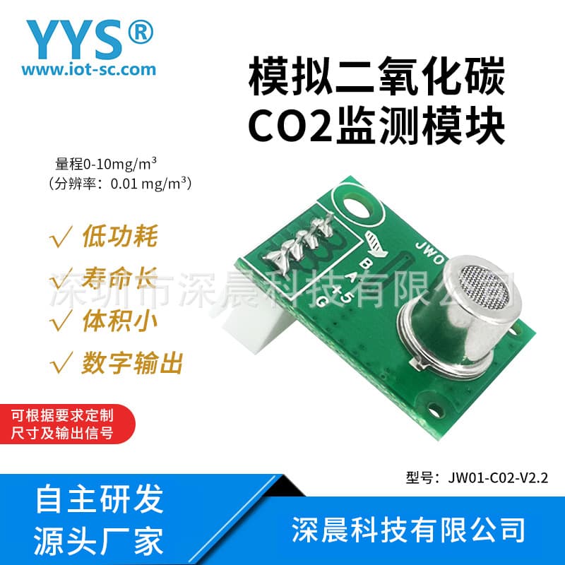 Carbon Dioxide Monitoring Module VOC Air Quality Odor CO2 Gas Sensor Digital Output Infrared