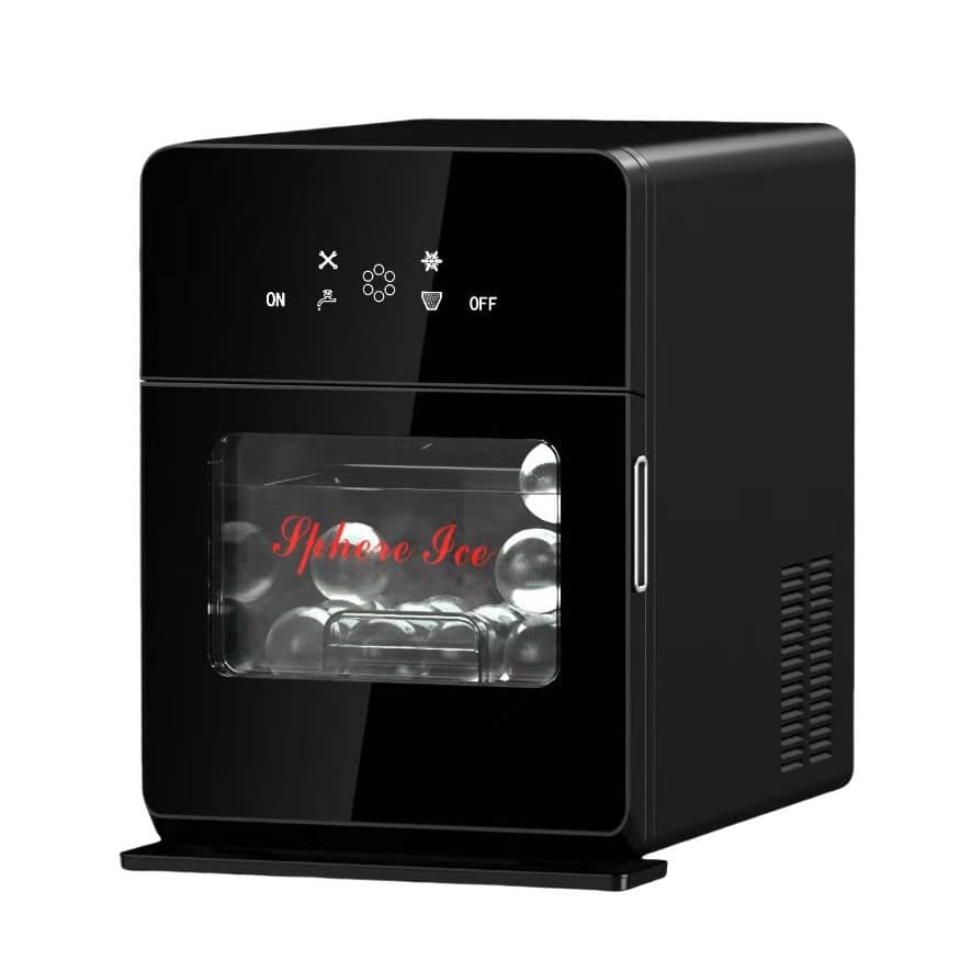 Cross-border export full English desktop household small commercial Nissan 10kg diameter 5cm large ice hockey ice maker