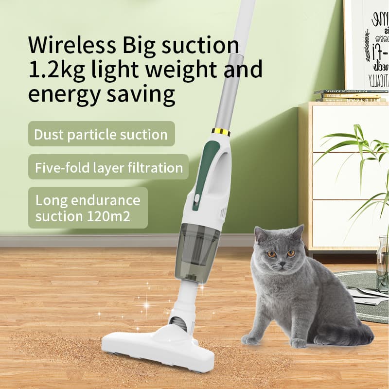 Portable Handheld Wireless Vacuum Cleaner For Car Home Use Mini High Power Silent Vacuum Machine Large Suction