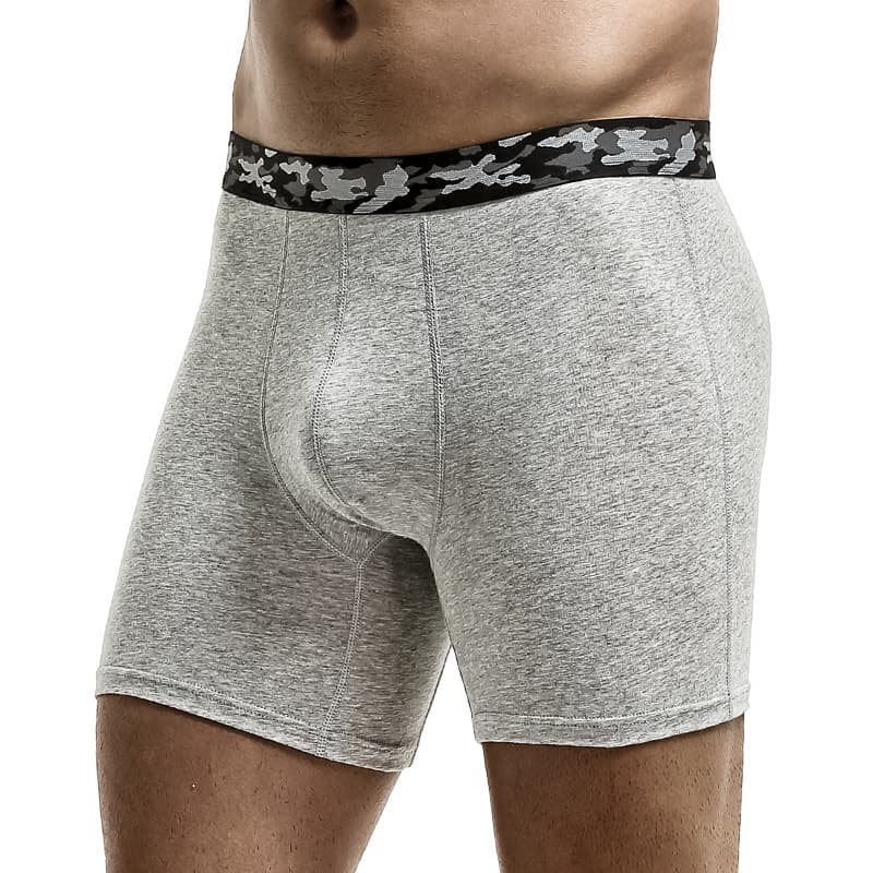 Large Size Men's Cotton Breathable Running Underwear Flat Angle Pants Comfortable Sporty Briefs Anti-Chafing Mid-Waist Briefs