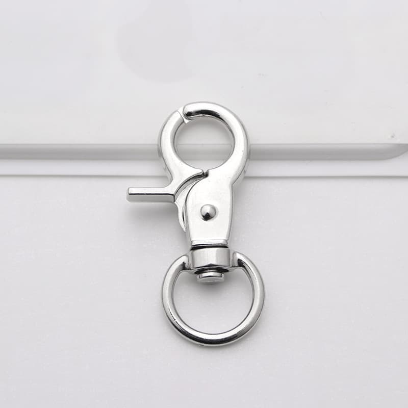Large Pliers Zinc Alloy Metal Crab Keychain Connector DIY Hardware Accessories Rotating Dog Buckle Leather Belt Clasp