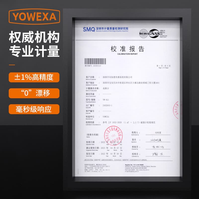 Yuwon YW-821 Gaussmeter Tesla Meter Residual Magnetism Tester Magnetic Field Strength Detector