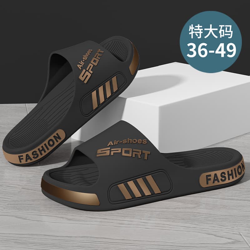 Men's summer outdoor and home wear sandals, thick-soled, non-slip, wear-resistant, plus size, sports and trendy wholesale.