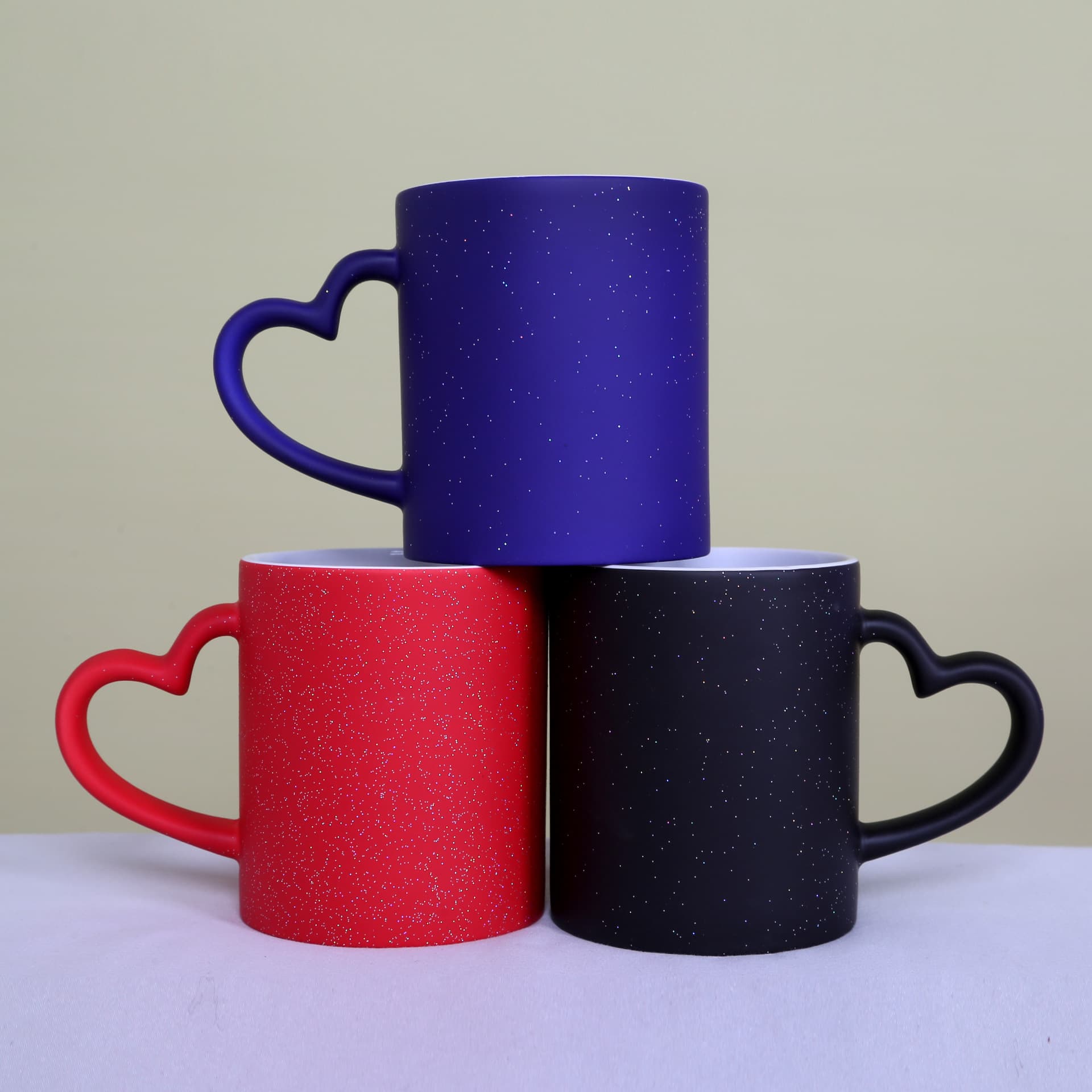 Custom wholesale starry color-changing mug heat transfer printing creative personalized coated mug business gift
