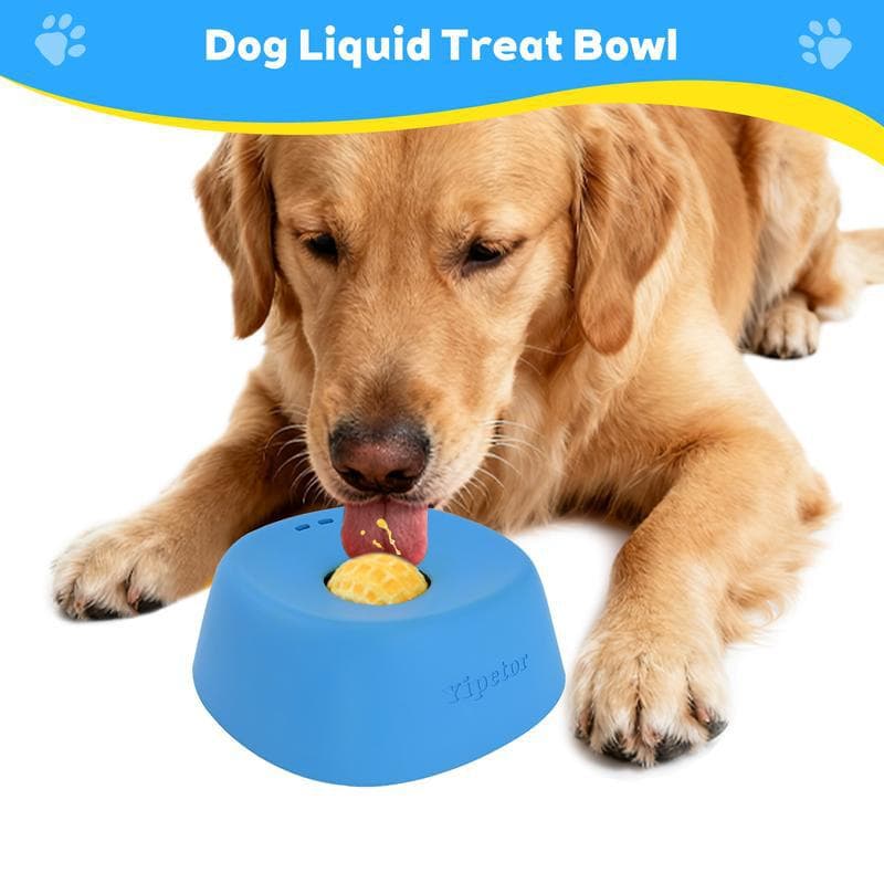 Cross-border pet slow-feeding bowls LiquidSlowDogBowls liquid slow-feeding dog bowls non-slip ball bone soup dog licking bowls