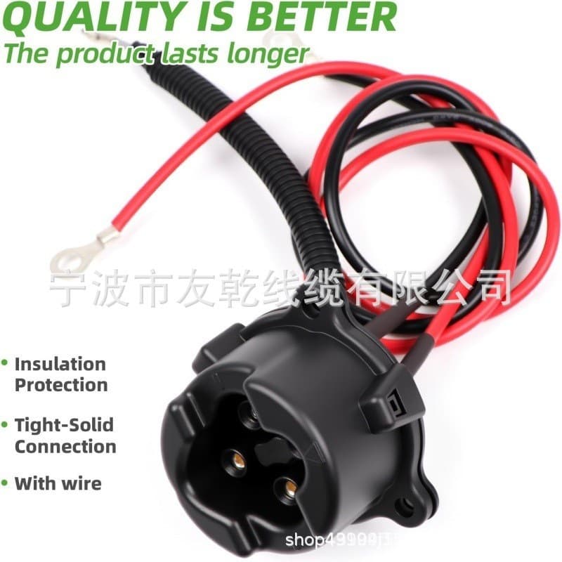 48V MAC DC Golf Cart Charger Receptacle for Yamaha G29 Electric 2011-2017 OEM#