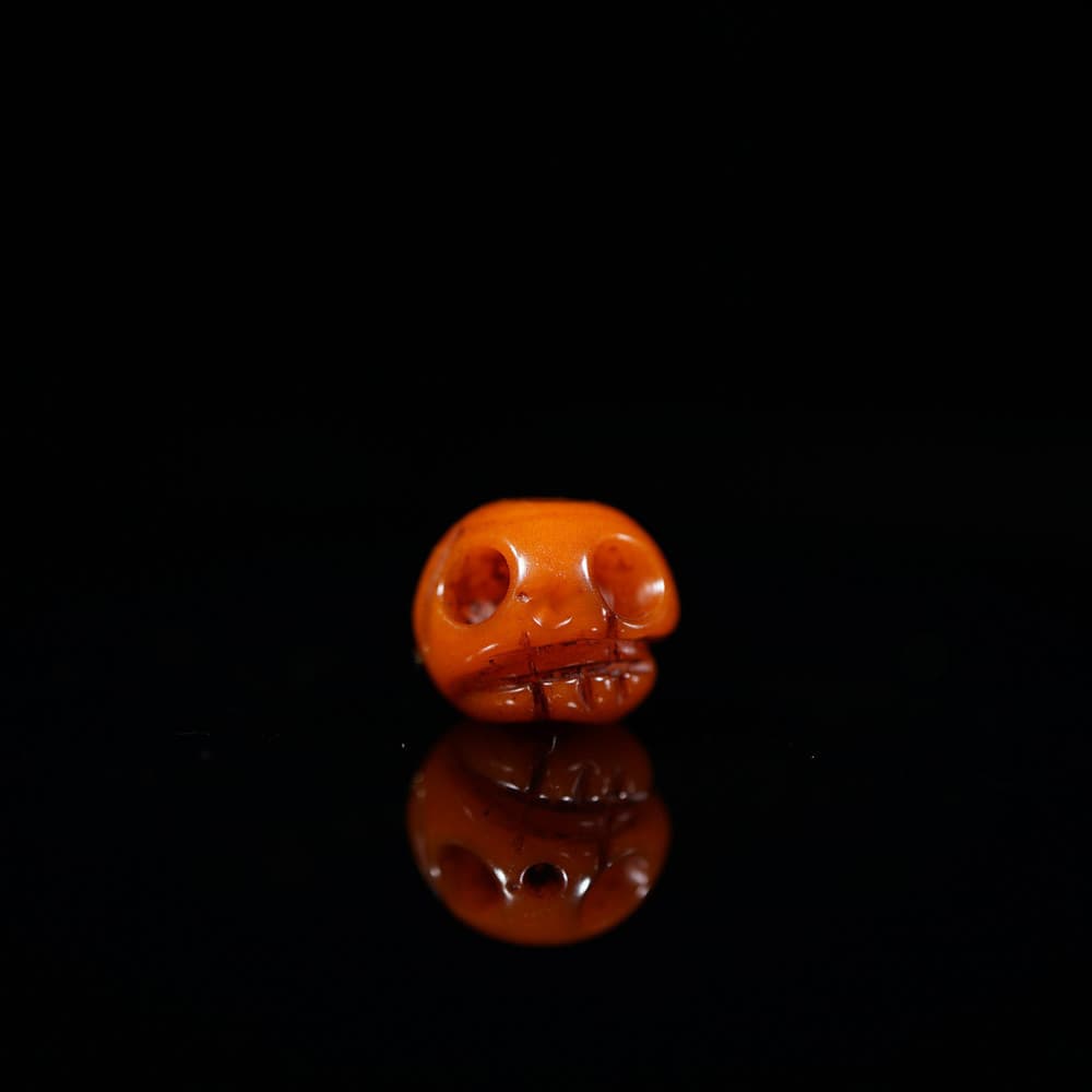 Tibetan Style Small Citipati Master Matching Bead Loose Bead Collectible Bracelet A Dai Accessories Parts Yak Bone