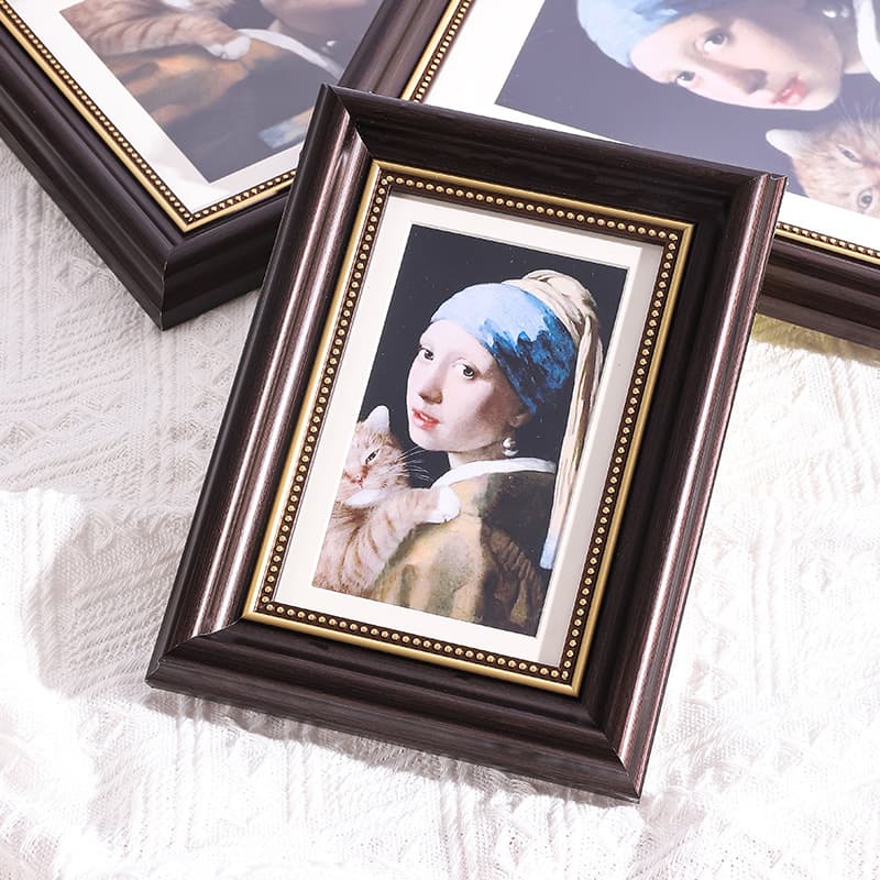 American Style Photo Frame Tabletop 6x7x8x10 Inch A4 Vintage Picture Frame Wall Mount Children's Photo Frame Wholesale