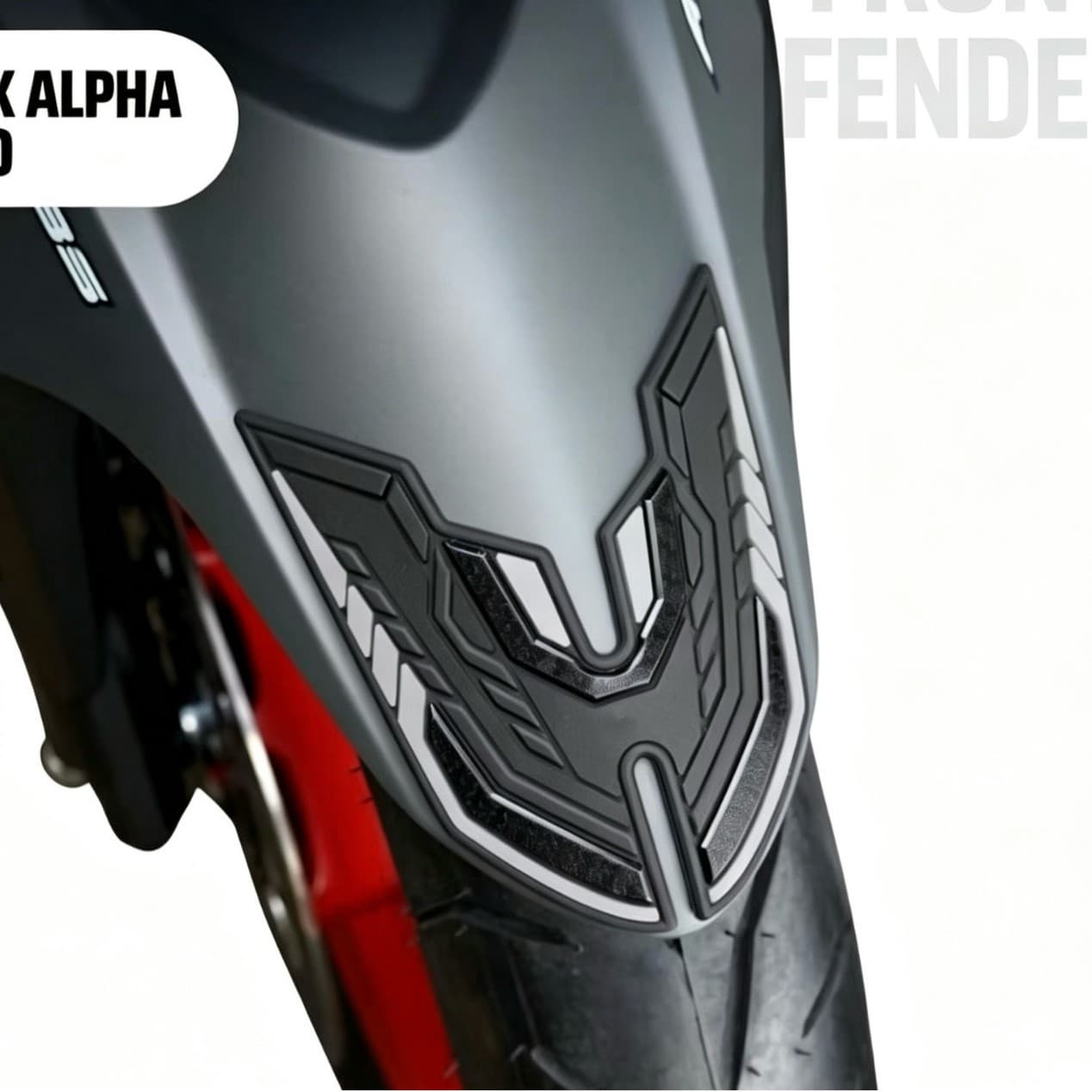 Yamaha Aerox Full Range Front Mudguard Protection Sticker High-Quality Body Scratch-Proof Modification Part