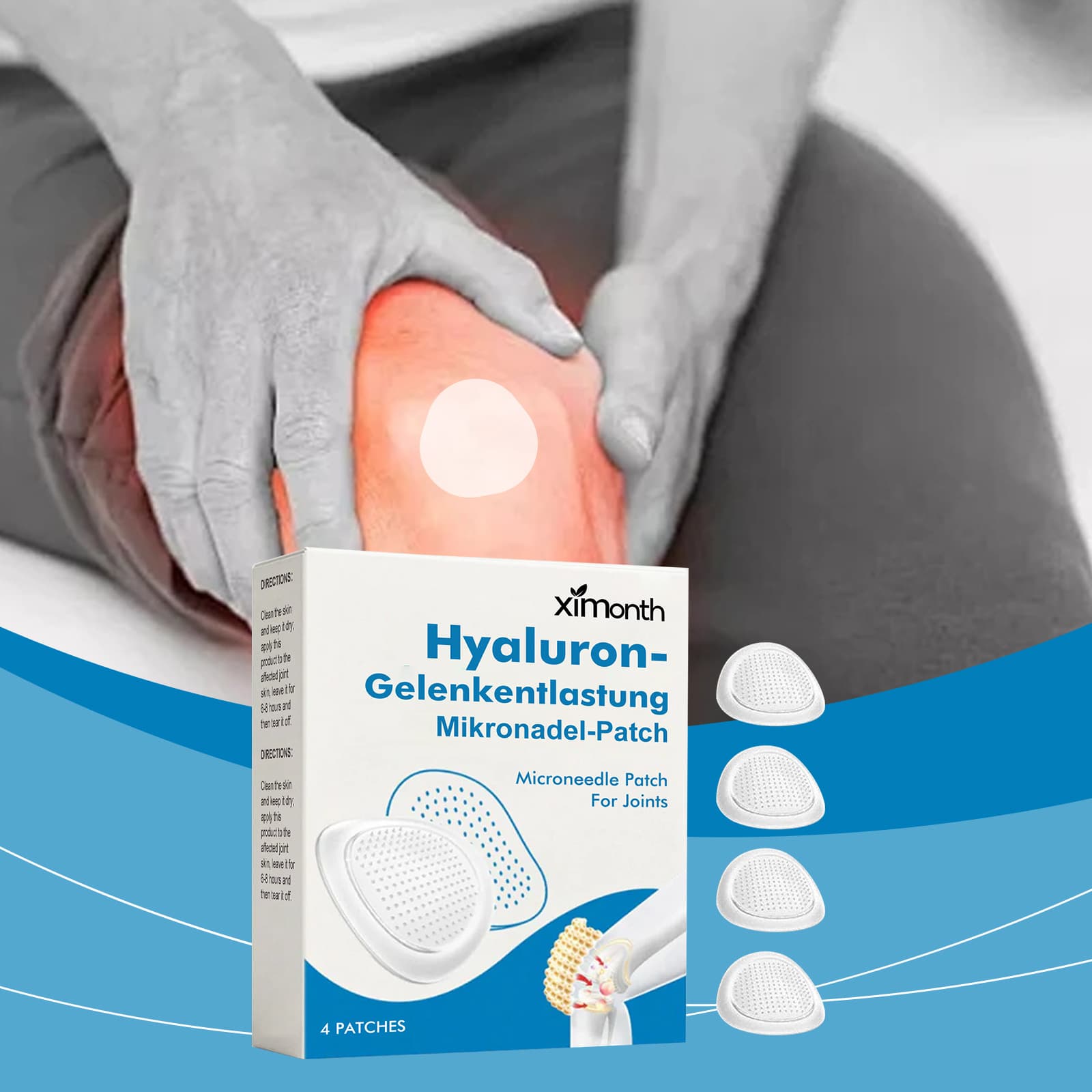 XIMONTH Joint Care Patch: Gentle joint care, convenient for knees and elbows, easy-to-use daily external care patches
