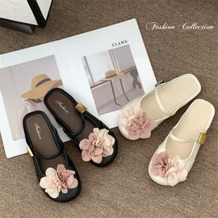 2025 Summer New Trendy Fashion Comfortable Durable Closed-toe Slippers Outdoor Home Lightweight Versatile Flat Sole Sandals