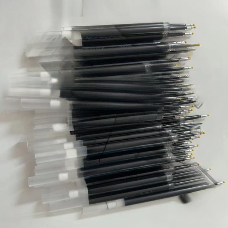 Card Game Ultraman Pen Refill Glory Edition Press-Type Gel Pen Refill Needle Tube Refill, Black Quick-Dry