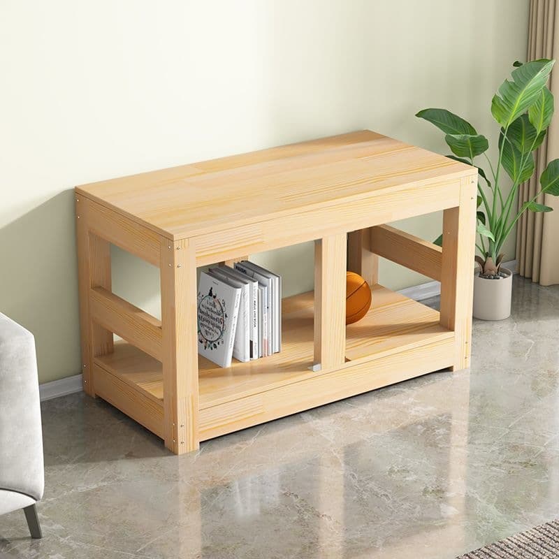 Solid Wood Aquarium Stand Simple Fish Tank Base Planted Tank Shelf Cabinet Solid Wood Table Nail-Made