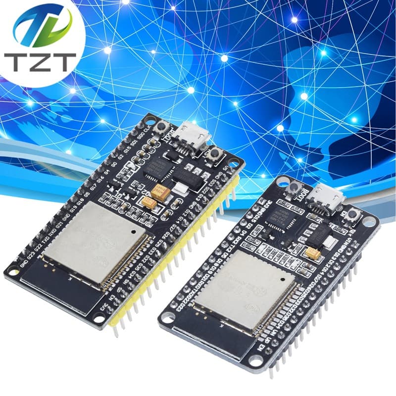 ESP32 Development Board: WIFI + Bluetooth, IoT, Smart Home, ESP-WROOM-32, ESP-32S