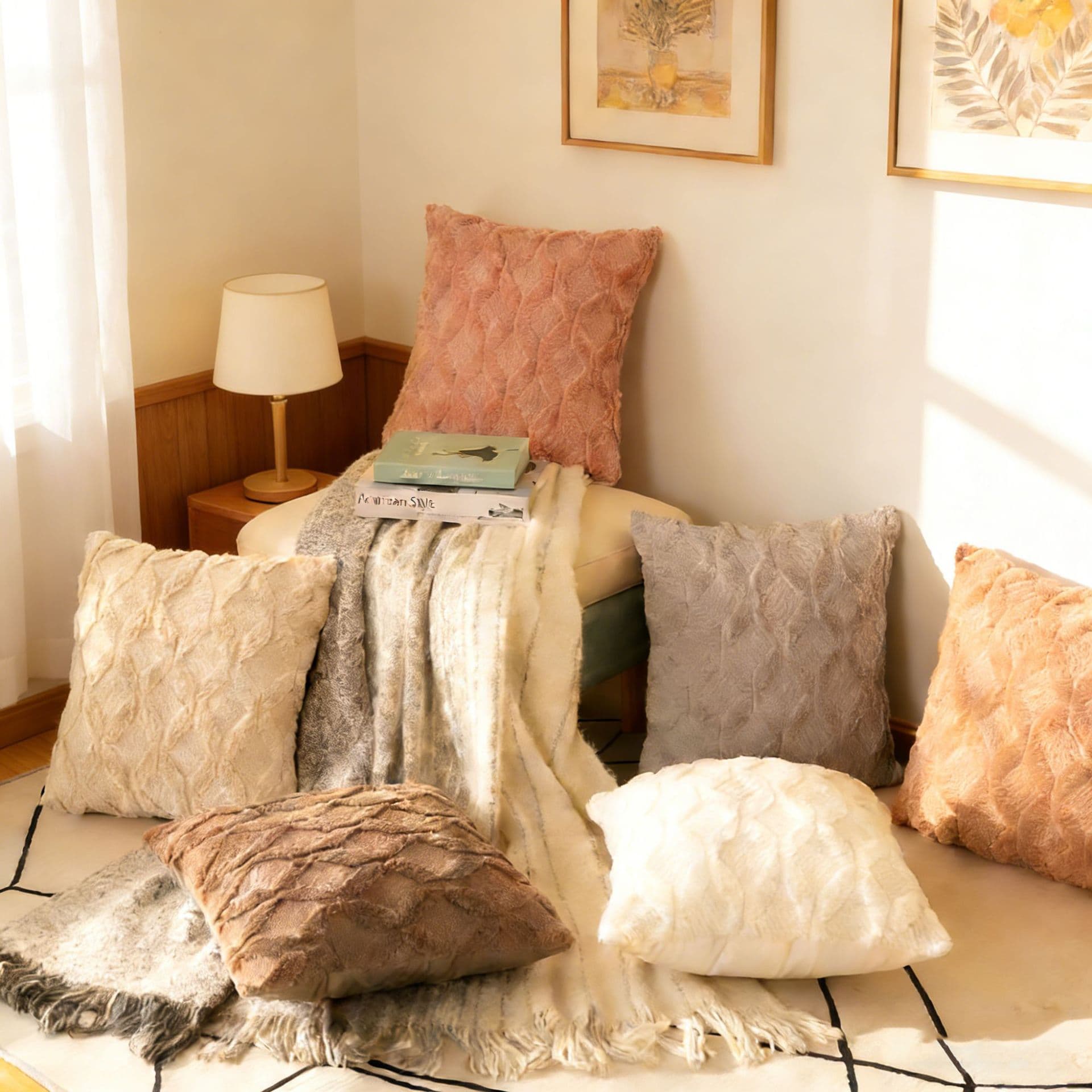 Luxury Home Decorative Pillowcases Cushion Covers In A Variety Styles Patterns Including Solid Colors Geometric Abstract Designs
