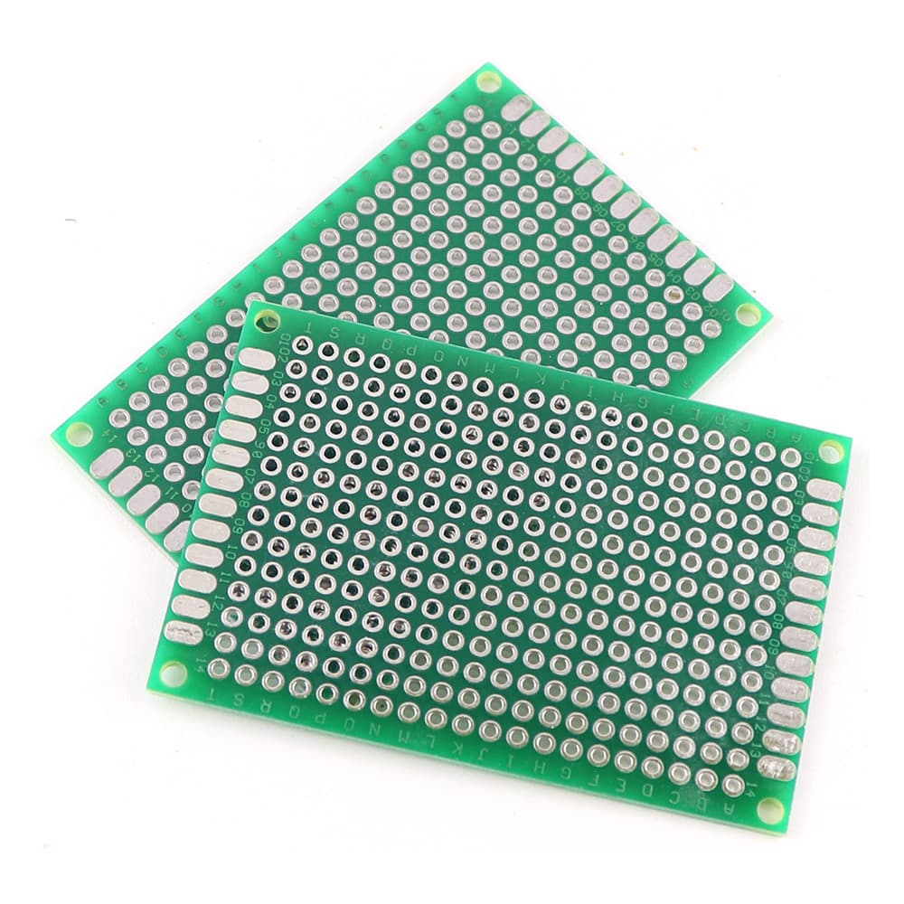 PCB Prototype Circuit Board Universal Board Perfboard Experiment Board Double-Sided Soldering Board Circuit Board Perforated Board 2x8