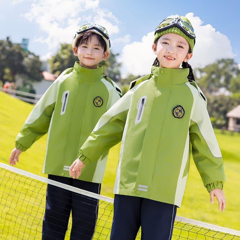 Class uniform autumn/winter children's schoolwear windbreaker for first-grade elementary students, kindergarten spring three-piece sportswear set