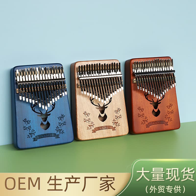 Thumb Piano Kalimba 17-Key Crystal Kalimba for Beginners Male Female Finger Piano Instrument