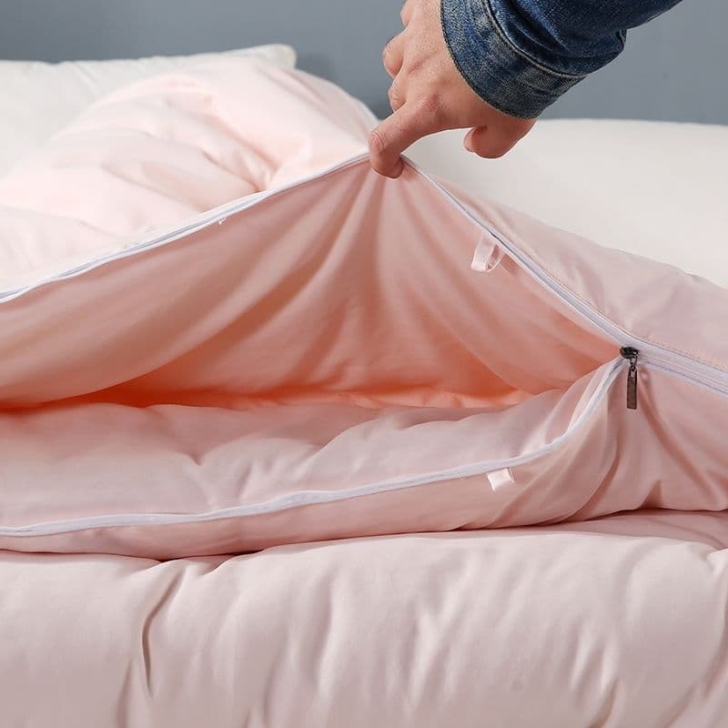 Four-season universal dual-layer quilt zipper two-in-one handmade silk quilt 100% mulberry silk spring and autumn quilt factory single-piece wholesale.