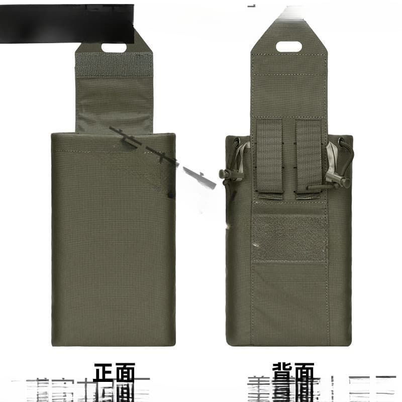 IDOGEAR Small Steel Scorpion Mini Folding Recovery Bag Tactical Utility Pouch Waist Magazine Storage Bag