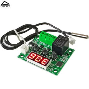 DC12V Digital Thermostat Module High Precision Digital Temperature Control Board Mini Refrigeration Heating Temperature Control Switch