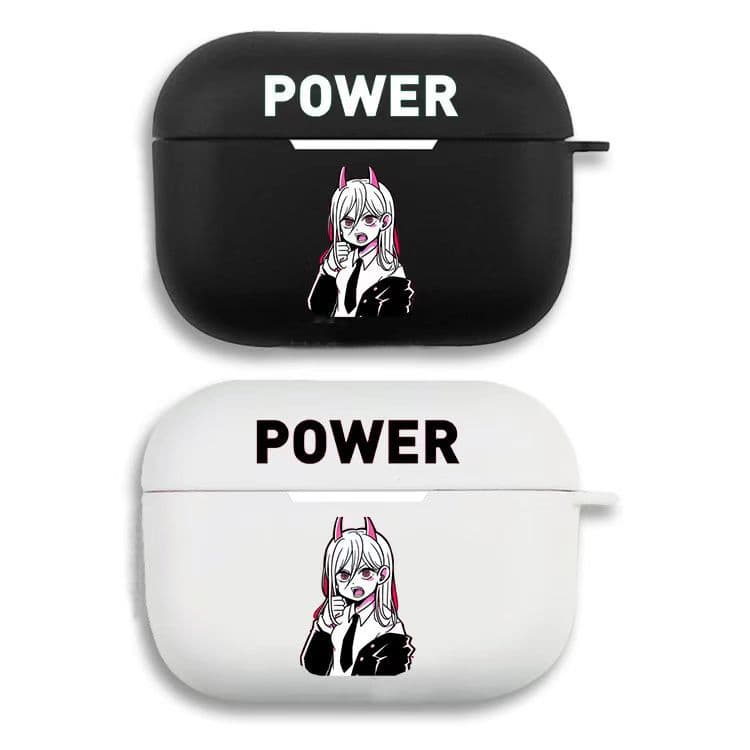 Chainsaw Man Power Earphone Case for Airpods Protective Cover 2 Apple Wireless 3rd Gen Pro Soft Silicone