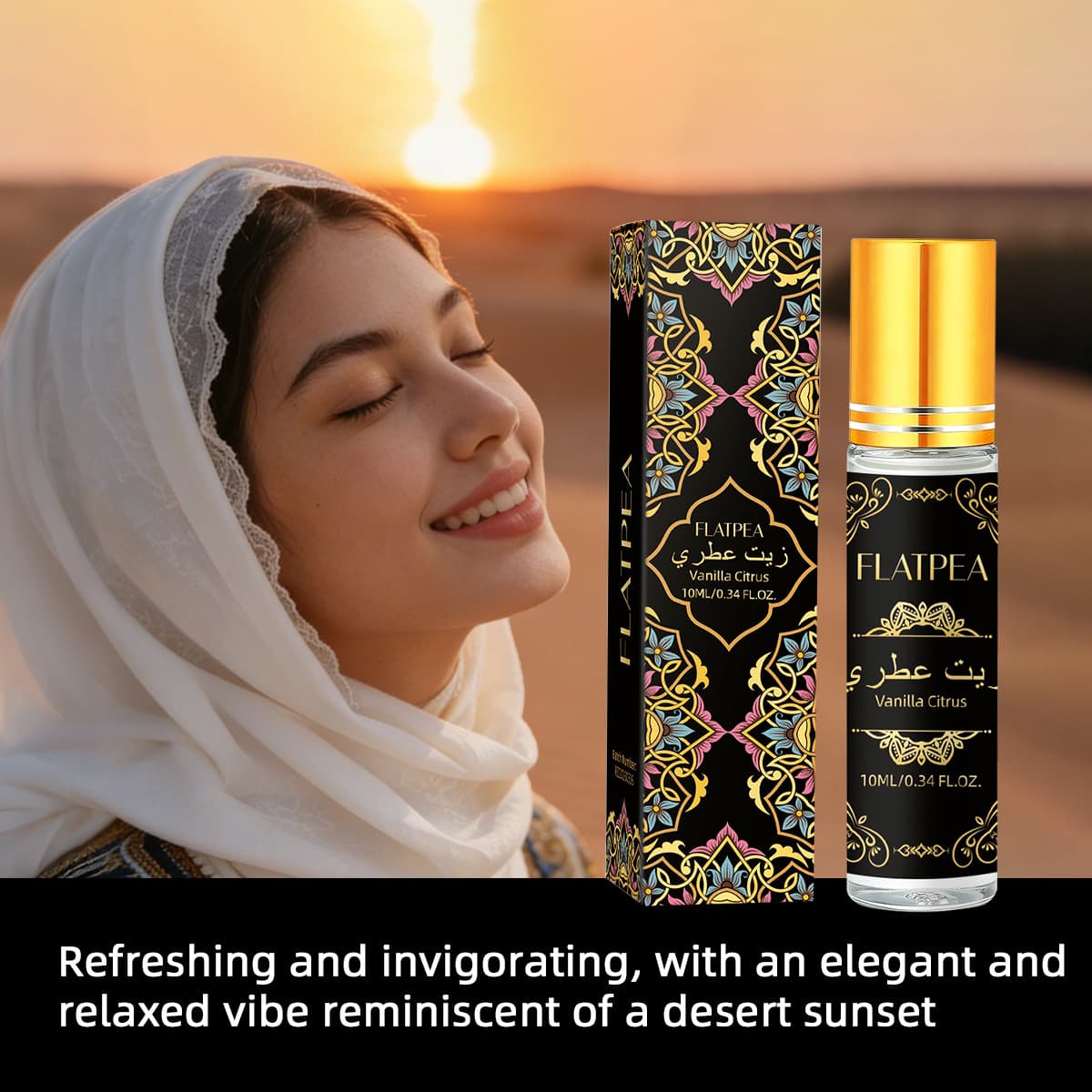 Arabian Perfume Oil Ambergris Rich & Captivating Long-Lasting 10ml Elegant Unisex Portable Premium Selection